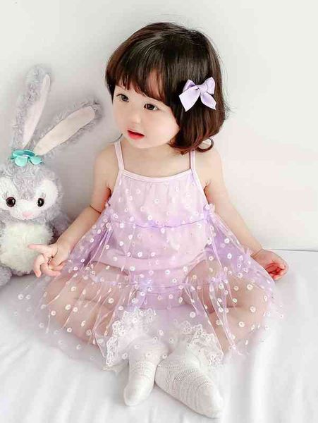 

peninsula baby bow detail mesh bodysuit she, Blue