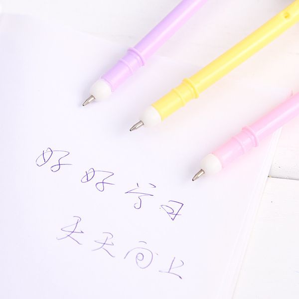 

cat gel pen set cute fan quality kawaii school supplies ink tools stationery office suppliers, Blue;orange
