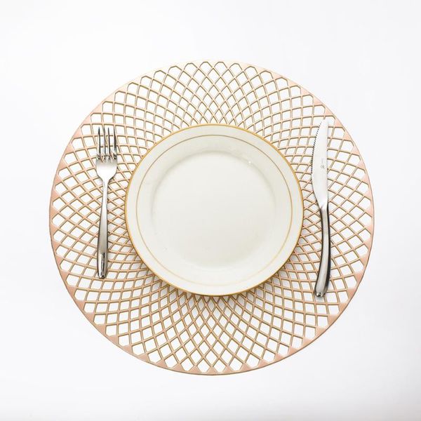 

mats & pads placemats for kitchen table pvc round pad insulation placemat non-slip western mat christmas party home decor