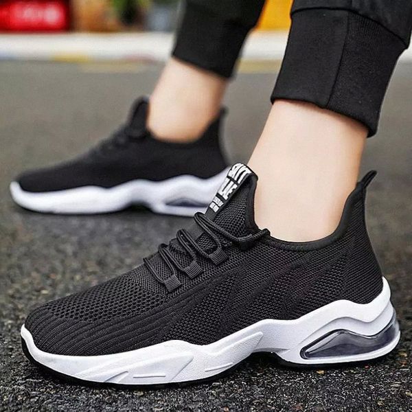 

air cushion men sneakers mesh running shoes man walking sports shoes outdoor male trainer breathable lightweight footwear #nq1s