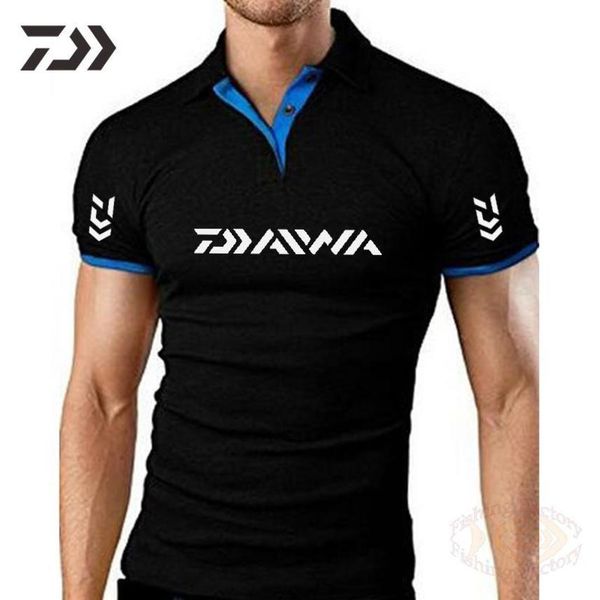 

Dahe - men's cloth, Casual Short Sve polo, breathable shorts, tight fishing T-shirt, new in 2021, White;black