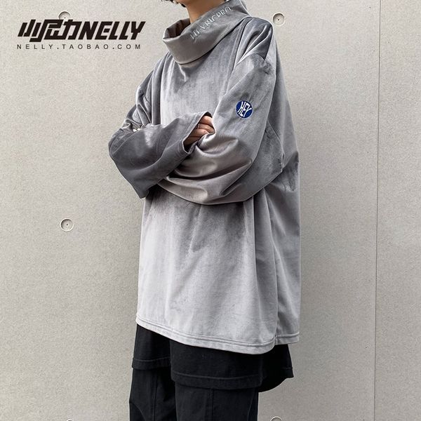 

spring autumn autumn oversize high velvet collar pullover and and tide winter bottoming shirt brand vpetu