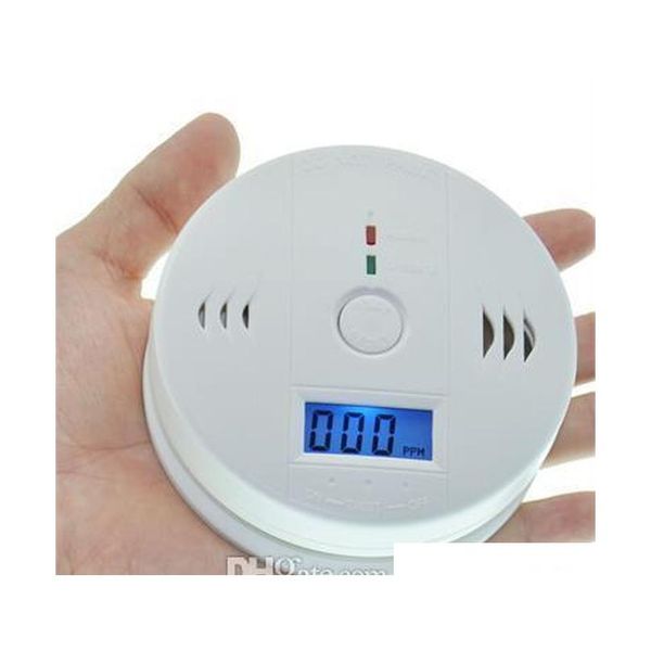 

co carbon monoxide tester alarm sensor warning detector gas fire poisoning detectors lcd display security survei qylmox bbgargden