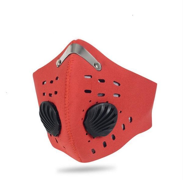 

dust masks pm 2.5 anti mouth muffle cycling racing half face cover designer mask with 2pcs filter pad cca12123 60pcs