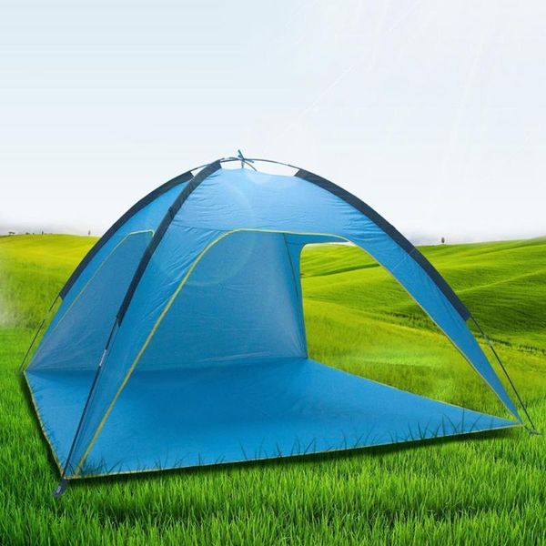 

tents and shelters beach tent sun water resistant outdoor canopy shelter oxford fabric waterproof camping tent1