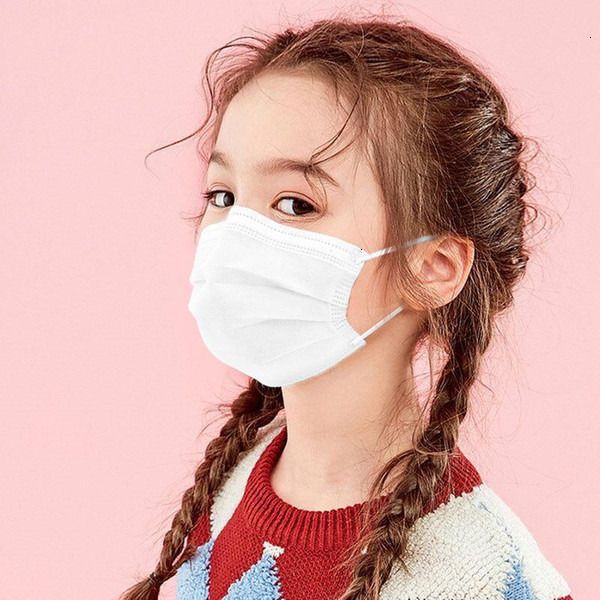 

factory mask colorful kids face 3 layer black dust disposable masks cover non-woven chilidren facemask wholesale