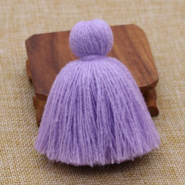 

6pcs 8cm woolen yarn fat tassels diy earrings necklace decor accessories home curtain garment sewing fabric crafts tassel fringe h wmtjil