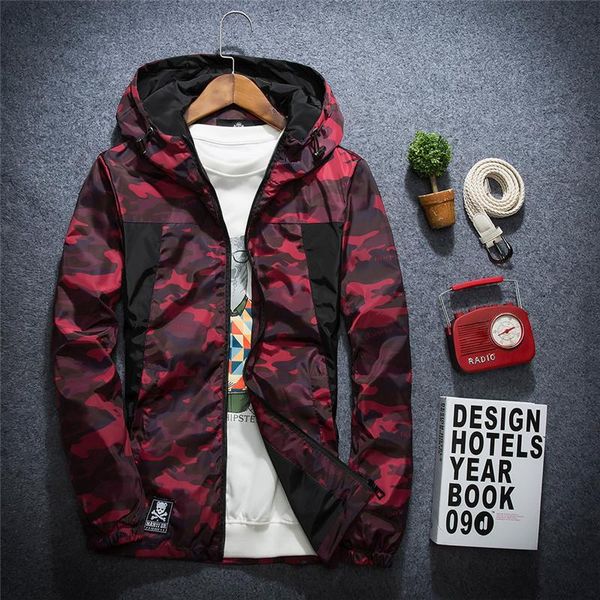 

men's hoodies & sweatshirts bomber jacket for male 2021 fashion camouflage waterproof windproof spring hooded thin style sunscreen coat, Black
