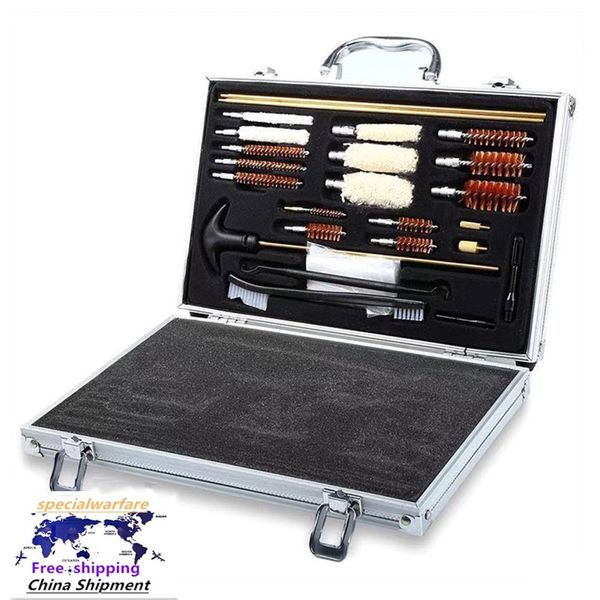 

22 12g set gun brush aluminum box copper tube brush wire brush combination cleaning tool