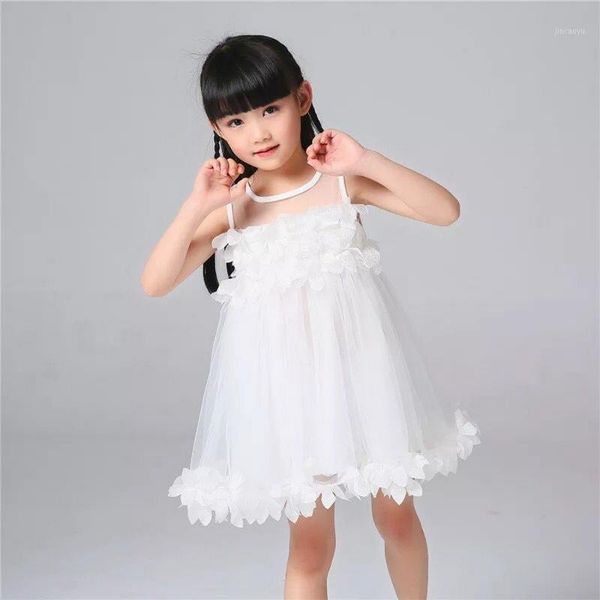 

little girls mesh dresses party and wedding summer 2020 toddler kids dresses for girls tutu children's party princess dress h551, Red;yellow