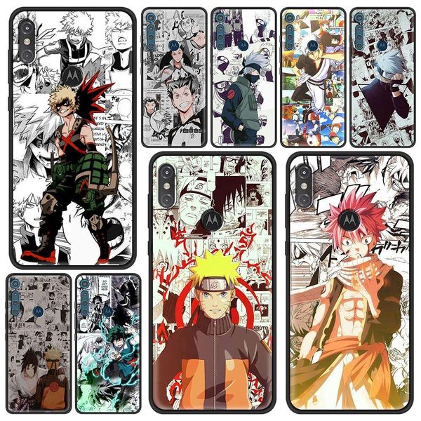

for motorola moto g9 play fusion plus g8 power lite soft cover hype g e6s e7 mobile phone animation naruto kakashi