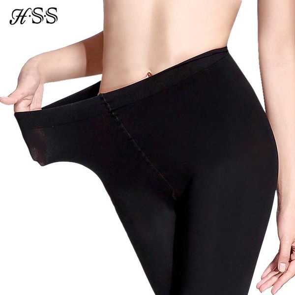 

hss women warm pantyhose plus size winter tights thick warm pantyhose keep warm soft female 120d velvet tights bbygnr, Black