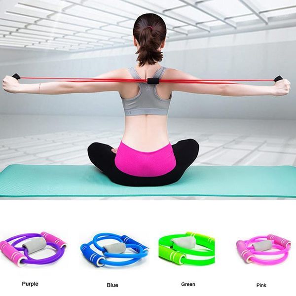 

resistance bands yoga rope pull 8 word chest expander ropes arms training rubber band puller belt elastic gym equipment workout1