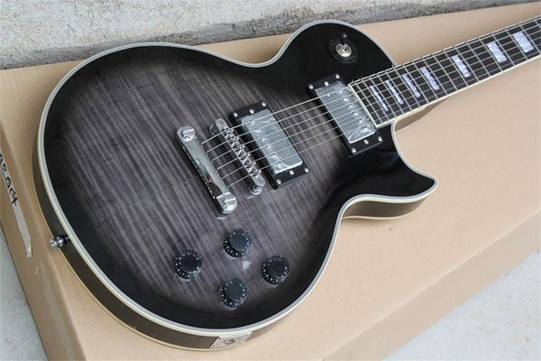 

electric guitar, delivery, support customization 6 strings black guitarra