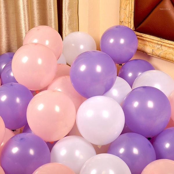 

bouquet balloon birthday 100pcs 10" shiny balloons party decor outdoor1