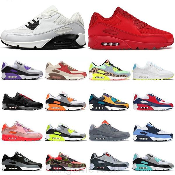 

new 90 mens casual shoes women trainers usa green camo infrared unc lime laser blue rose supernova turquoise men outdoor sports yujd, Black