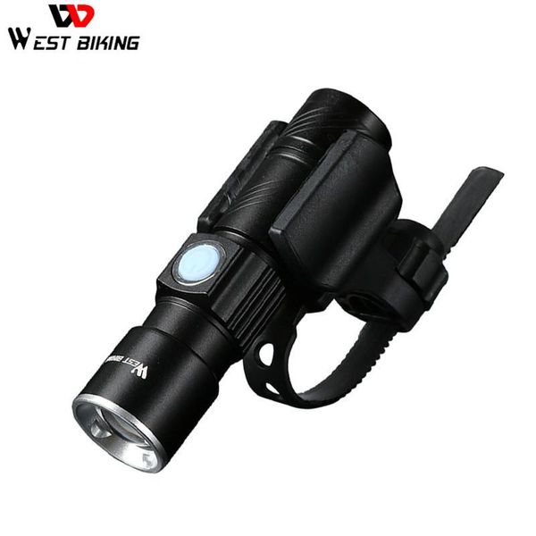 

bike lights west biking rechargable portable cycling light waterproof camping mtb lantern zoomable focus tactical h270
