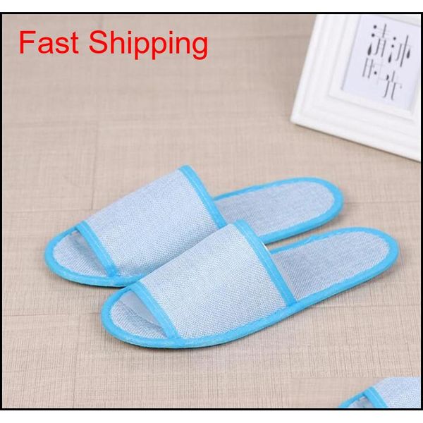 

nice quality soft one-time slippers disposable slippers shoe home white sandals l babo qylejh bde_luck