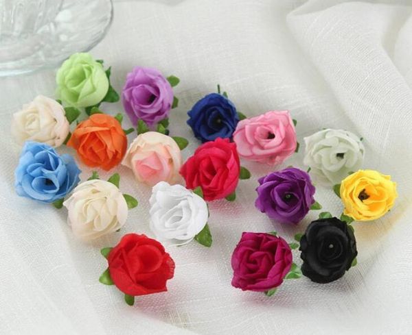 

3cm mini rose cloth artificial flower diy rose flower head for wedding party home bbyehk sweet07