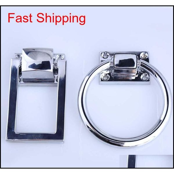 

modern simple unfold install drop rings silver wooden chair / sofa back pulls knobs chrome wooden door kn qylmwr packing2010
