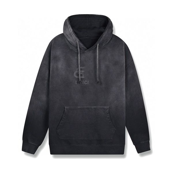

autumn new winter men women the hoodie printing and washing block old style tec blocking 5qfv, Black;brown