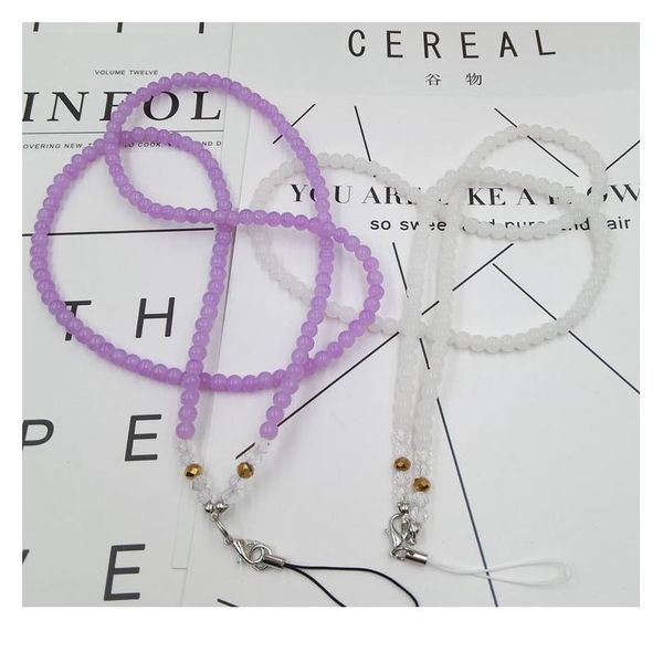 

shellnail crystal lanyard mobile phone straps diy long hanging neck phone lanyards universal chain lobster buckle bea jllefd
