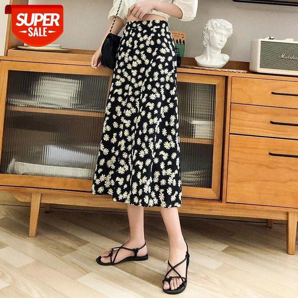 

bonjean female young women flower cartoon print a line skirt mouse girl summer spring long skirt women for girls #cw8k, White;black