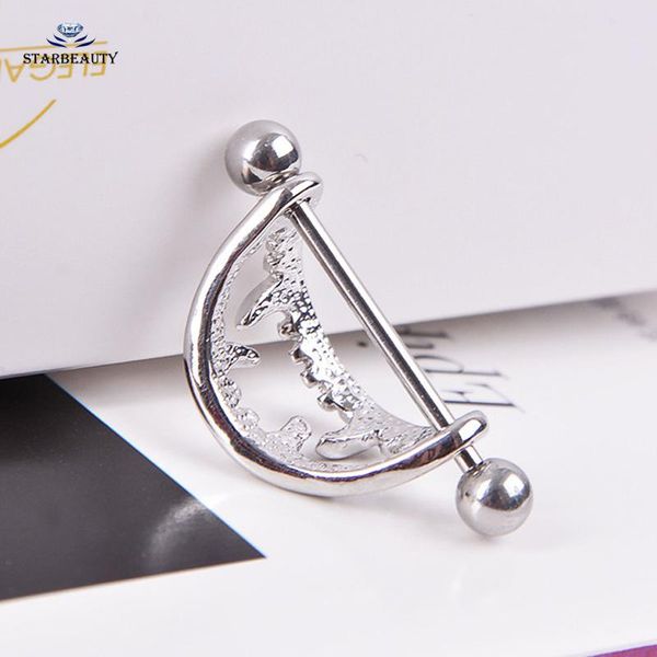 

2 шт. новый монстр зубной формы сплав сплавы мягкий бар корпус соска колец ювелирные изделия женские бар штанги пирсинг пирсинг пирсинг пирс, Black