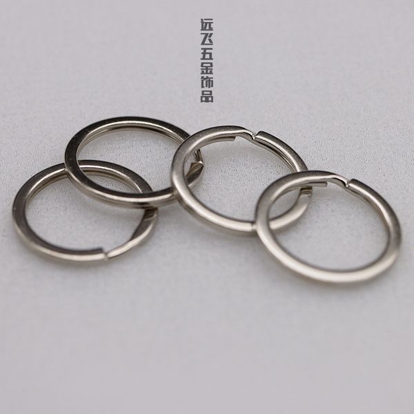 

nickel plated 25 stainless steel key ring, large quantity is preferred, Silver