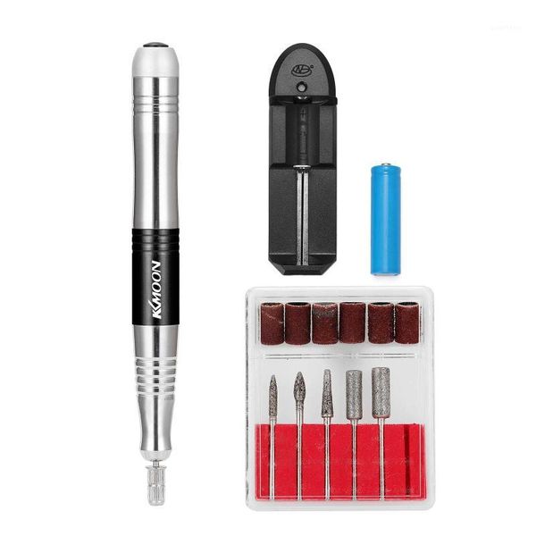 

kkmoon portable manicures rechargeable electric drill grinder electric polishing pen multipurpose exfoliating armor tool set1