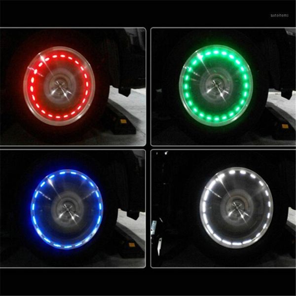 

4 modes tire lamp 12 led car solar energy flash decoration