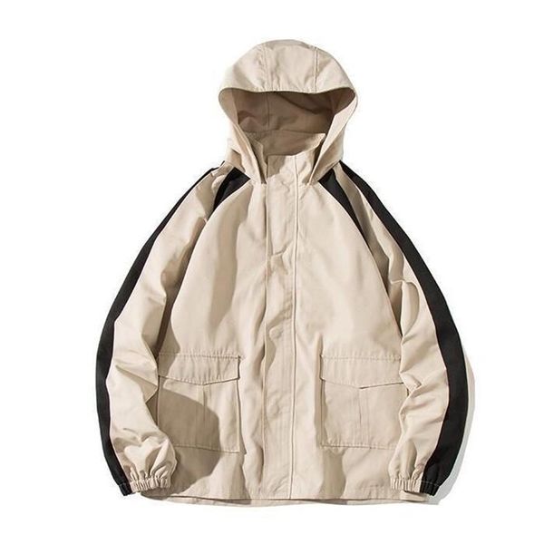 

2021 new hooded parka warm winter cotton coat men thick overcoats mens outerwear jackets l74h, Black