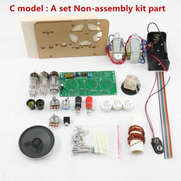 

radio 1pcs/lot five wave band three lamp tube shortwave kit with base 1