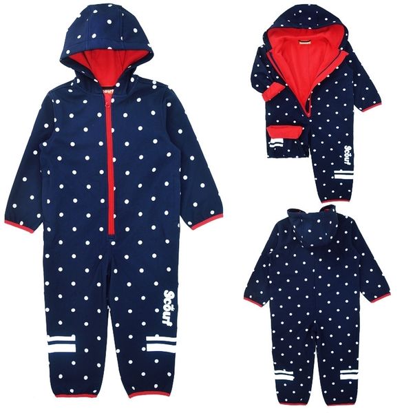 

soft shell jumpsuit boy and girl siamese romper 201104, Blue;red