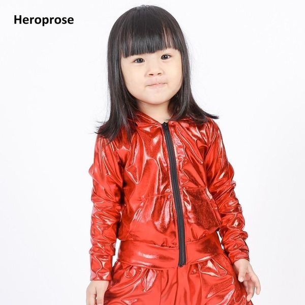 

2020 весна осень детские audlt красный бомбардировщик куртка сцена носить paillette feminina casaco хип-хоп танцевальная пальто, Black;brown