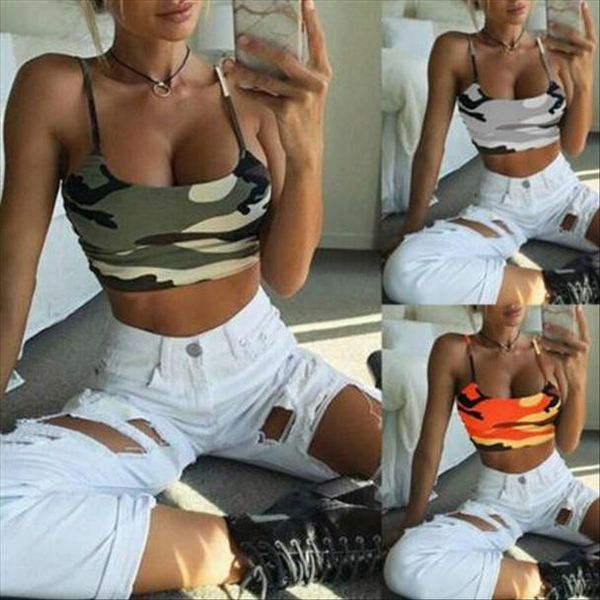 

casual womens summer tank crop solid sleeveless vest off shoulder camisole drop shipping good quality, White