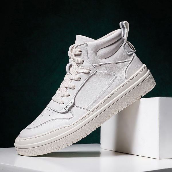 

autumn 2020 new korean fashion ins fashion small white board shoes casual personality middle british style men's shoes c1212, Black;white