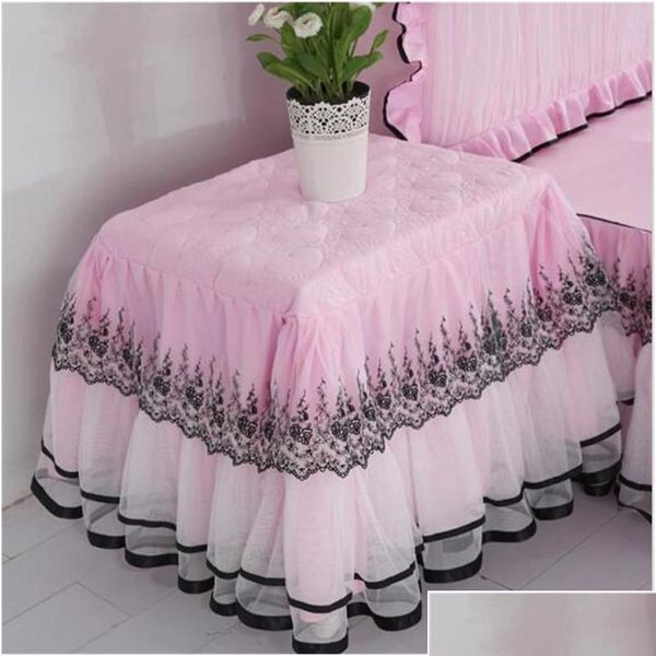 

decorative thickend cotton lace edge table dust cover 50x60cm bedside tablecloth multifunctional pr qylcmw powerstore2012