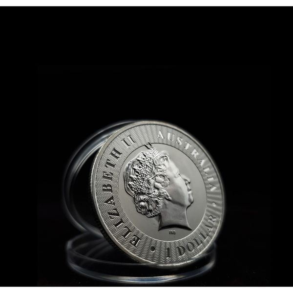 

rh silver plated australia kangaroo pattern commemorative elizabeth ii collection coins for business gifts creative gift f wmtkfg