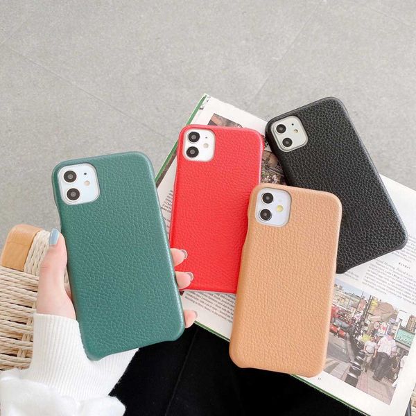 

Designers IPhone 12Pro Max Elegant Leather Case for 11Pro Max 12 11 XR XS 7/8P Fashion Printed Top Quality Phone Case 4-Color Available