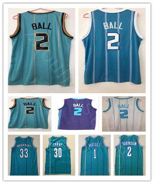 

ncaa wholesale draft pick 1 anthony edwards jersey 33 james wiseman 2 lamelo ball basketball men women kids printed blue white purple jersey, Black;red