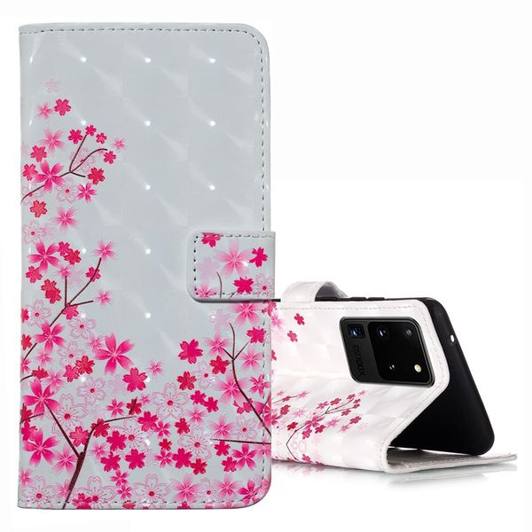 

for galaxy s20 ultra 3d pattern magnetic suction horizontal flip leather case with holder card slots wallet p holder