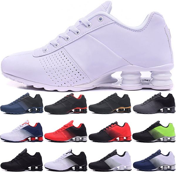 

shox 809 running shoes mens trainers triple black white red green men women sneakers sports size 36-45