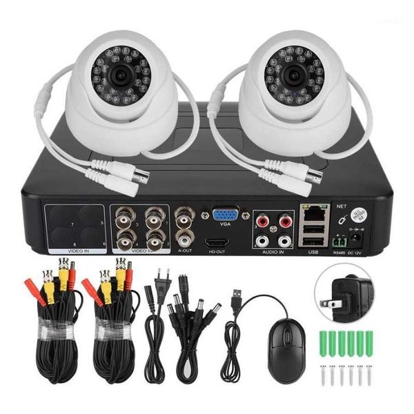 

2ch security camera 1080p 2ch coaxial ahd surveillance video security camera kit 200w smart system1