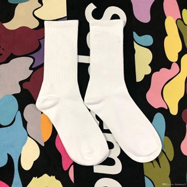 

mens fashion socks casual cotton breathable with 4 colors skateboard hip hop sports for male 4 qirq, Black