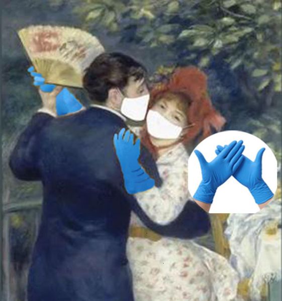 

natural rubber factory waterproof direct nitrile disposable y7kvlatex durable a food grade protective gloves 100pcs / bo