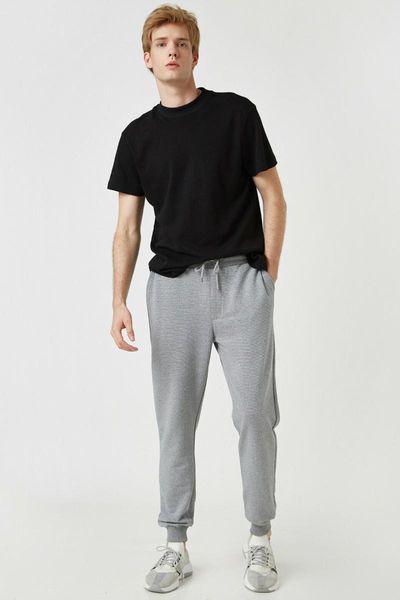 

koton male gray sweatpants 1 kam41830lk, Black;blue