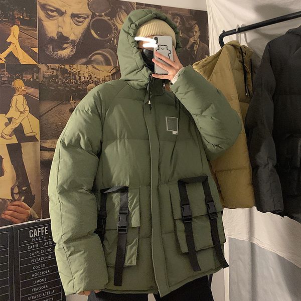 

privathinker men's oversized fashion parkas 2020 winter hooded woman casual oversize warm parka man korean streetwear clothing c1115, Black;brown