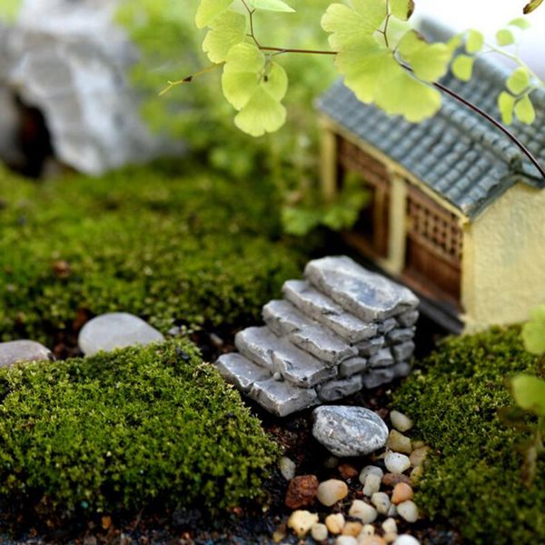 

decorative objects & figurines 2 styles landscape decoration miniature resin bridge stair crafts for micro world bonsai garden ornament