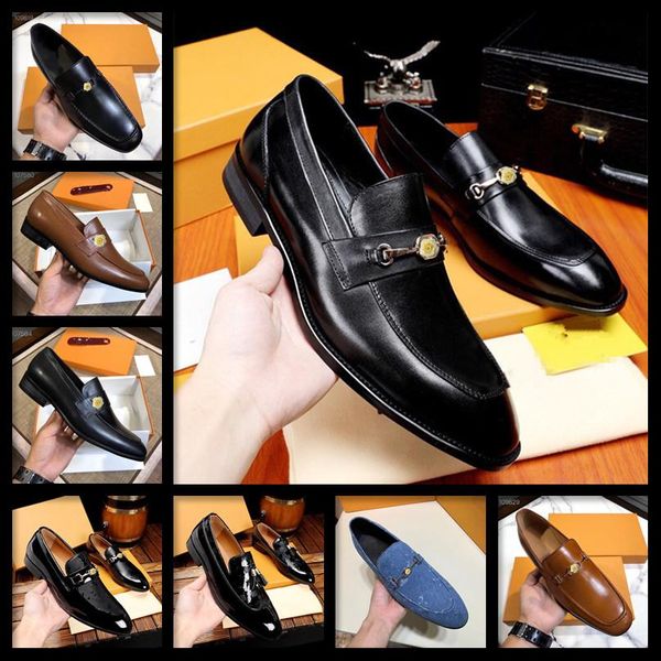 

c5 men dress shoes wedding shoes classic luxury autumn brand social office elgant formal luxury men leather shoes 11, Black